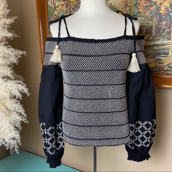 INC International Concepts Smocked Top - Picture 3 of 5